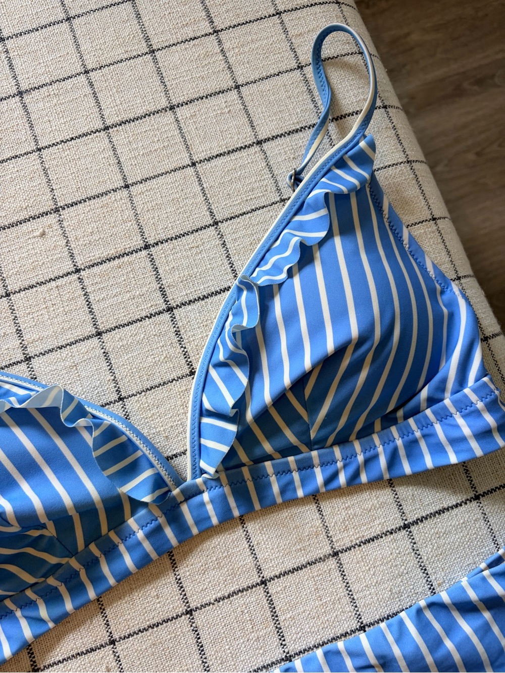 J. Crew Striped Blue Bikini - Picture 4 of 10